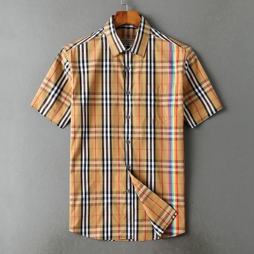 Burberry Shirts Short Sleeved For Men #869254 $38.00 USD, Wholesale Replica Burberry Shirts