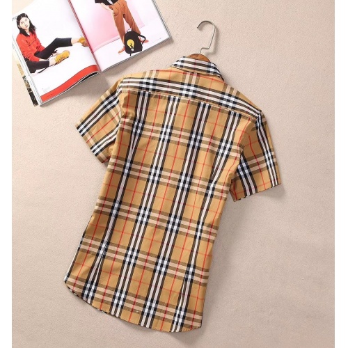 Replica Burberry Shirts Short Sleeved For Women #869258 $36.00 USD for Wholesale