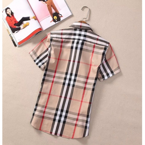 Replica Burberry Shirts Short Sleeved For Women #869259 $36.00 USD for Wholesale