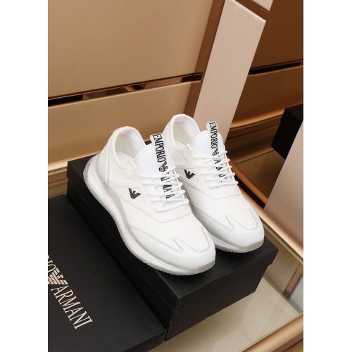 Armani Casual Shoes For Men #869265 $85.00 USD, Wholesale Replica Armani Casual Shoes
