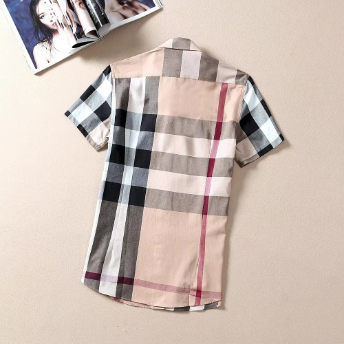 Replica Burberry Shirts Short Sleeved For Women #869266 $36.00 USD for Wholesale