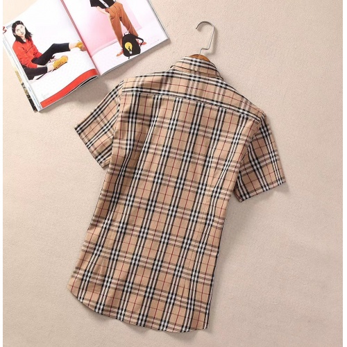 Replica Burberry Shirts Short Sleeved For Women #869268 $36.00 USD for Wholesale