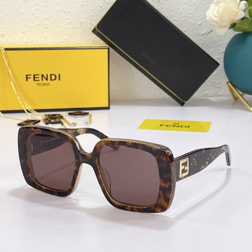 Fendi AAA Quality Sunglasses #869332 $64.00 USD, Wholesale Replica Fendi AAA Quality Sunglasses