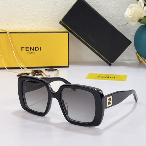 Fendi AAA Quality Sunglasses #869334 $64.00 USD, Wholesale Replica Fendi AAA Quality Sunglasses