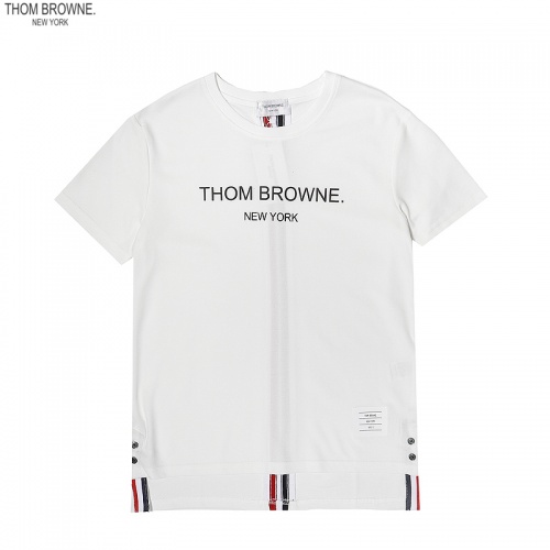 Thom Browne TB T-Shirts Short Sleeved For Men #869513 $36.00 USD, Wholesale Replica Thom Browne TB T-Shirts