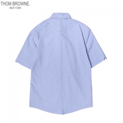 Replica Thom Browne TB Shirts Short Sleeved For Men #869520 $40.00 USD for Wholesale