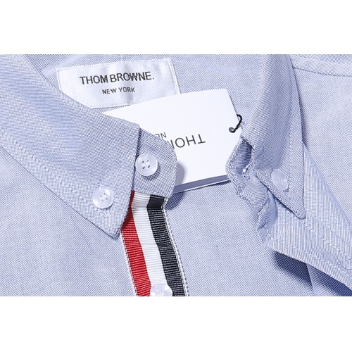 Replica Thom Browne TB Shirts Short Sleeved For Men #869520 $40.00 USD for Wholesale