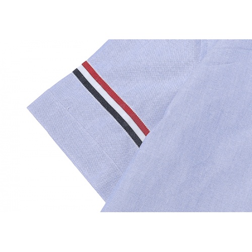 Replica Thom Browne TB Shirts Short Sleeved For Men #869522 $40.00 USD for Wholesale