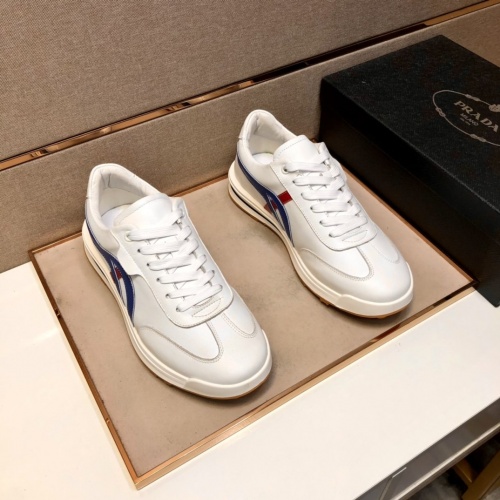 Replica Prada Casual Shoes For Men #869566 $88.00 USD for Wholesale