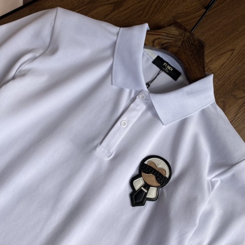 Replica Fendi T-Shirts Short Sleeved For Men #869780 $38.00 USD for Wholesale