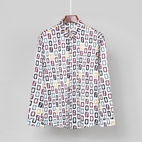 Fendi Shirts Long Sleeved For Men #869789 $40.00 USD, Wholesale Replica Fendi Shirts