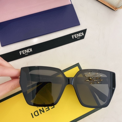 Fendi AAA Quality Sunglasses #869835 $56.00 USD, Wholesale Replica Fendi AAA Quality Sunglasses