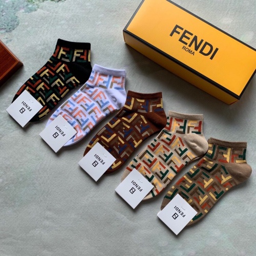 Fendi Socks #869857 $25.00 USD, Wholesale Replica Fendi Socks