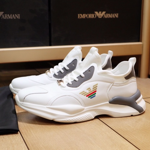 Replica Armani Casual Shoes For Men #870048 $82.00 USD for Wholesale