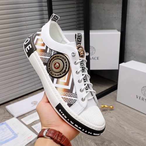 Replica Versace Casual Shoes For Men #870051 $80.00 USD for Wholesale