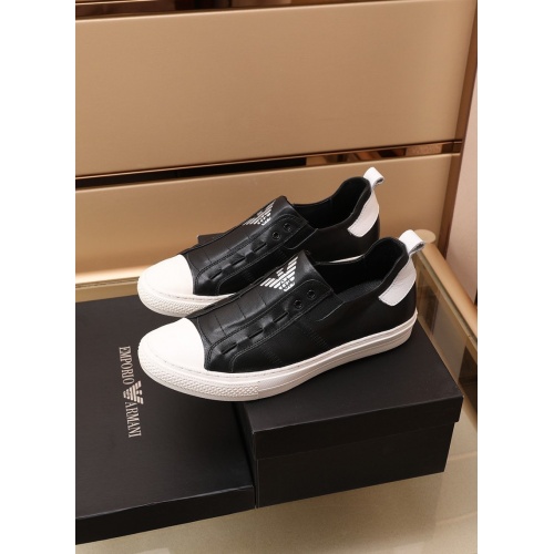 Armani Casual Shoes For Men #870106 $88.00 USD, Wholesale Replica Armani Casual Shoes