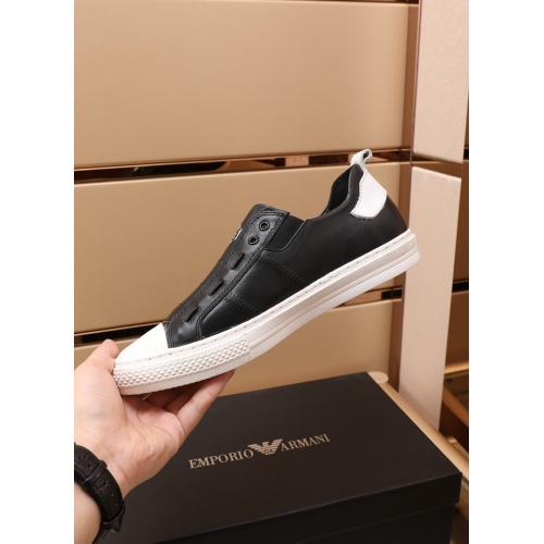 Replica Armani Casual Shoes For Men #870106 $88.00 USD for Wholesale