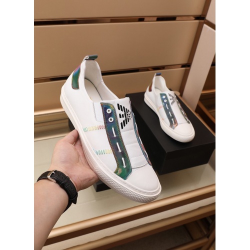Replica Armani Casual Shoes For Men #870107 $88.00 USD for Wholesale