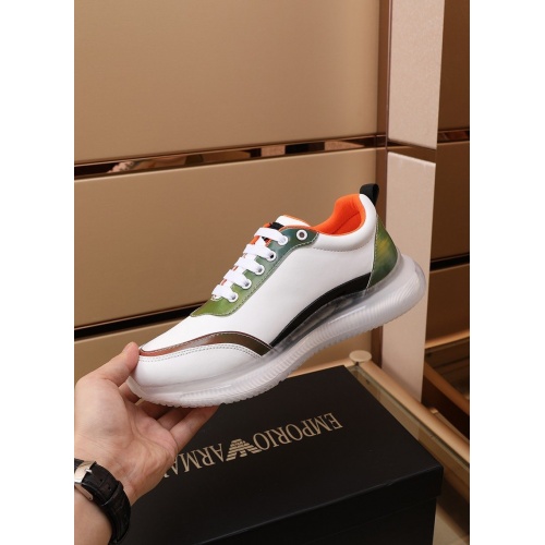 Replica Armani Casual Shoes For Men #870118 $85.00 USD for Wholesale