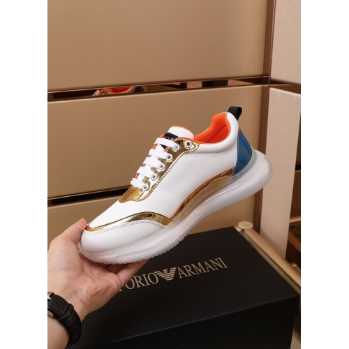 Replica Armani Casual Shoes For Men #870120 $85.00 USD for Wholesale