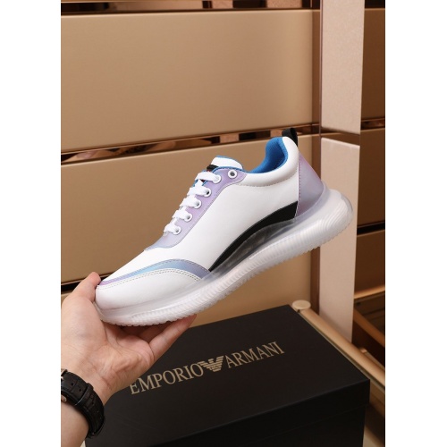 Replica Armani Casual Shoes For Men #870122 $85.00 USD for Wholesale