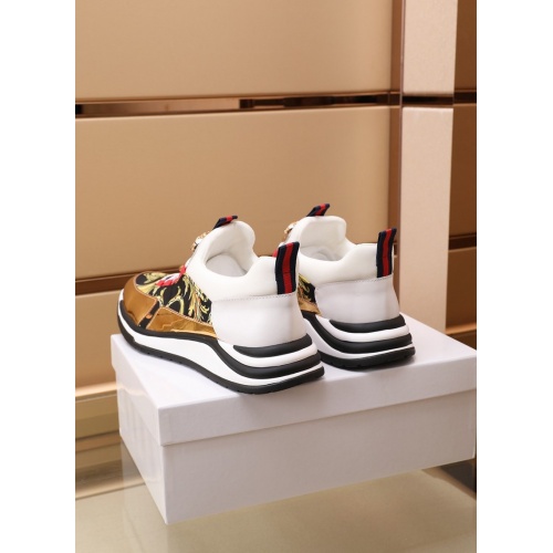 Replica Versace Casual Shoes For Men #870127 $88.00 USD for Wholesale