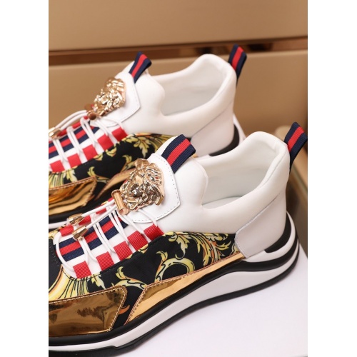 Replica Versace Casual Shoes For Men #870127 $88.00 USD for Wholesale