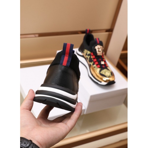 Replica Versace Casual Shoes For Men #870129 $88.00 USD for Wholesale