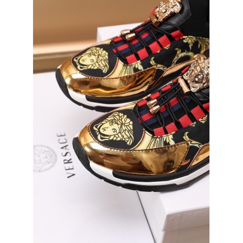 Replica Versace Casual Shoes For Men #870129 $88.00 USD for Wholesale