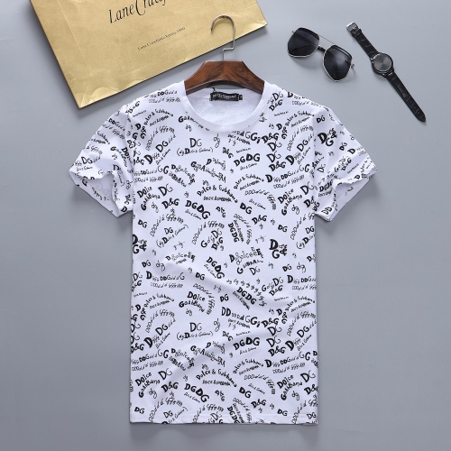 Dolce &amp; Gabbana D&amp;G T-Shirts Short Sleeved For Men #870178 $27.00 USD, Wholesale Replica Dolce &amp; Gabbana D&amp;G T-Shirts