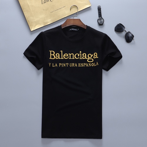 Balenciaga T-Shirts Short Sleeved For Men #870240 $27.00 USD, Wholesale Replica Balenciaga T-Shirts
