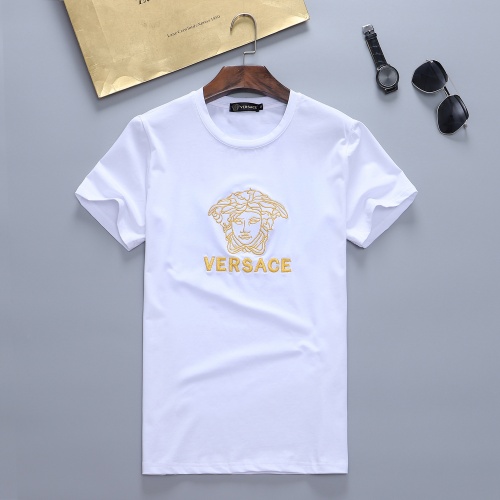 Versace T-Shirts Short Sleeved For Men #870293 $27.00 USD, Wholesale Replica Versace T-Shirts