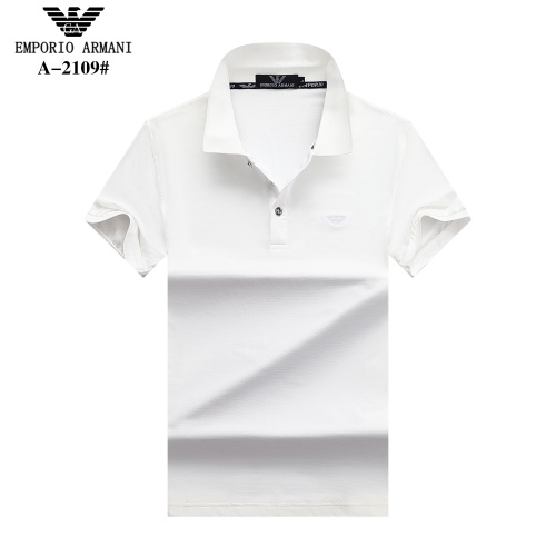 Armani T-Shirts Short Sleeved For Men #870360 $29.00 USD, Wholesale Replica Armani T-Shirts