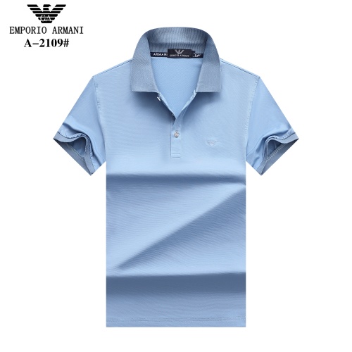 Armani T-Shirts Short Sleeved For Men #870361 $29.00 USD, Wholesale Replica Armani T-Shirts