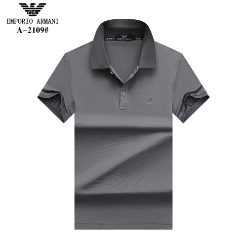 Armani T-Shirts Short Sleeved For Men #870362 $29.00 USD, Wholesale Replica Armani T-Shirts