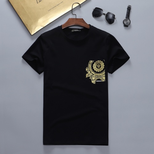 Versace T-Shirts Short Sleeved For Men #870415 $27.00 USD, Wholesale Replica Versace T-Shirts