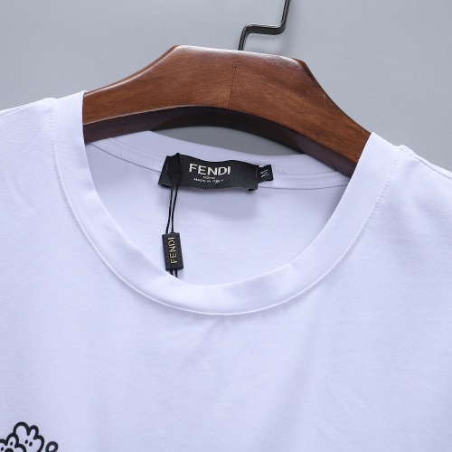 Replica Fendi T-Shirts Short Sleeved For Men #870418 $27.00 USD for Wholesale