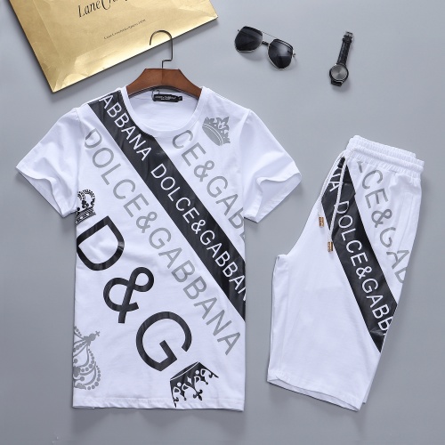 Dolce & Gabbana D&G Tracksuits Short Sleeved For Men #870433