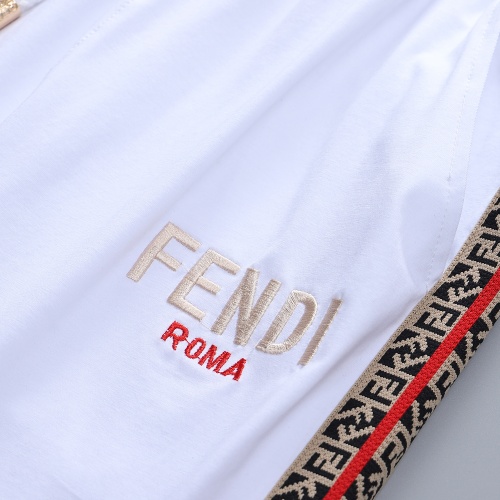 Replica Fendi Tracksuits Short Sleeved For Men #870487 $48.00 USD for Wholesale
