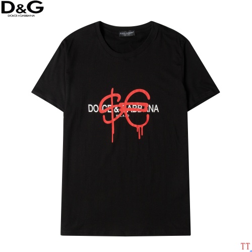 Dolce &amp; Gabbana D&amp;G T-Shirts Short Sleeved For Men #870535 $27.00 USD, Wholesale Replica Dolce &amp; Gabbana D&amp;G T-Shirts