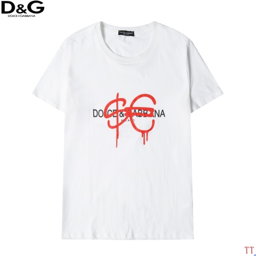 Dolce &amp; Gabbana D&amp;G T-Shirts Short Sleeved For Men #870536 $27.00 USD, Wholesale Replica Dolce &amp; Gabbana D&amp;G T-Shirts