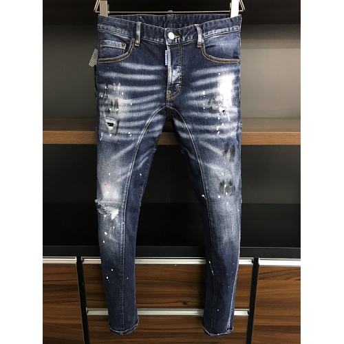 Replica Dsquared Jeans For Men #870576 $60.00 USD for Wholesale