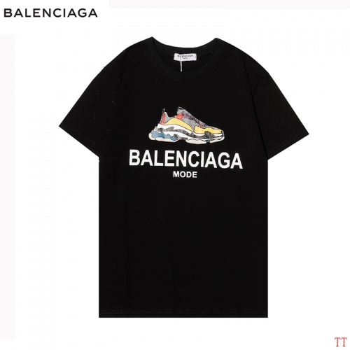 Balenciaga T-Shirts Short Sleeved For Men #870580 $27.00 USD, Wholesale Replica Balenciaga T-Shirts