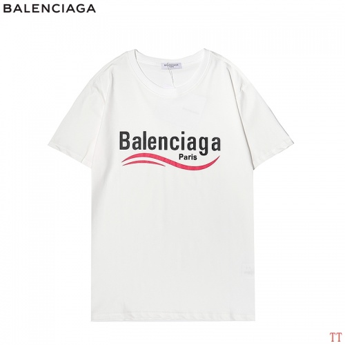 Balenciaga T-Shirts Short Sleeved For Men #870583 $27.00 USD, Wholesale Replica Balenciaga T-Shirts