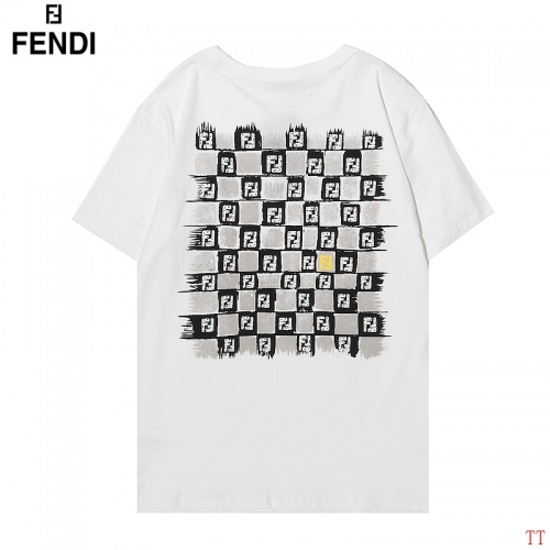 Fendi T-Shirts Short Sleeved For Men #870587 $27.00 USD, Wholesale Replica Fendi T-Shirts