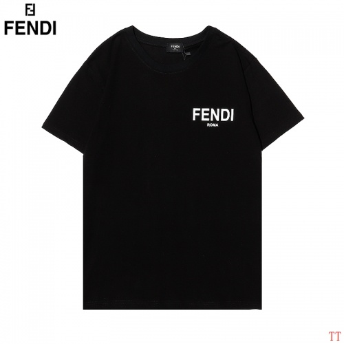 Replica Fendi T-Shirts Short Sleeved For Men #870588 $27.00 USD for Wholesale