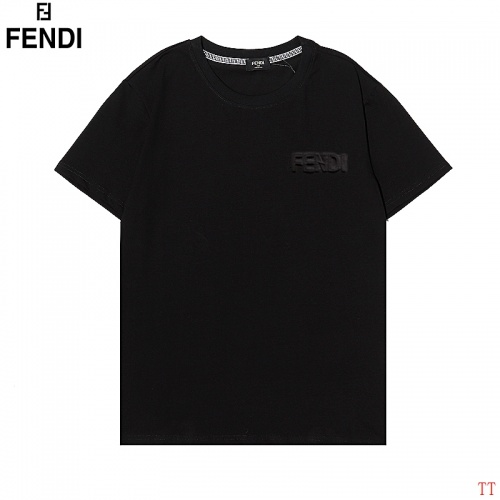 Fendi T-Shirts Short Sleeved For Men #870590 $27.00 USD, Wholesale Replica Fendi T-Shirts
