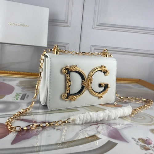Replica Dolce & Gabbana D&G AAA Quality Messenger Bags For Women #870822 $170.00 USD for Wholesale