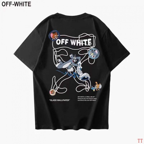 Off-White T-Shirts Short Sleeved For Men #870901 $32.00 USD, Wholesale Replica Off-White T-Shirts