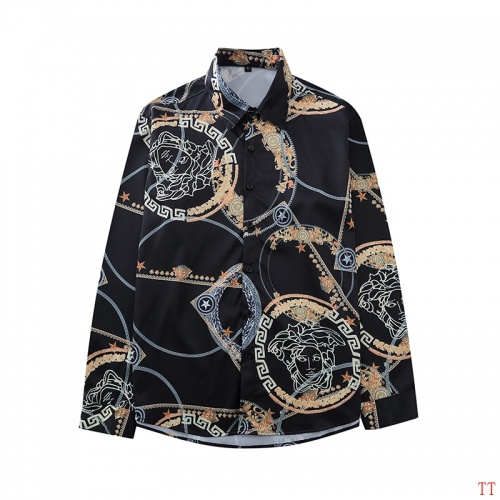 Versace Shirts Long Sleeved For Men #870907 $39.00 USD, Wholesale Replica Versace Shirts